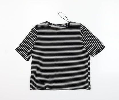 Womens UK Size 10 Atmosphere Grey Basic T-Shirt