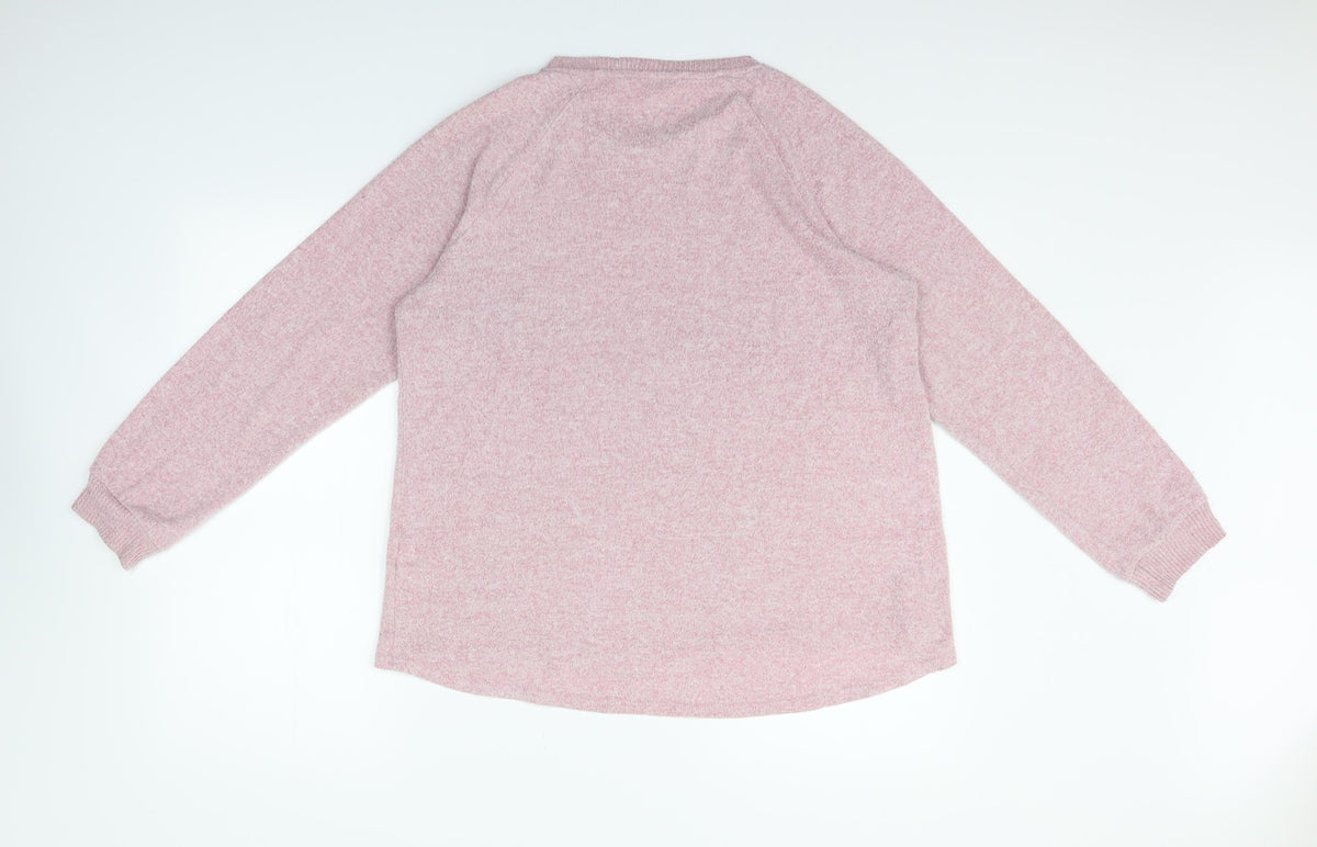 Primark Womens Pink   Pullover Jumper Size M