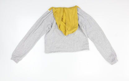 Primark Girls Grey   Henley Jumper Size 12-13 Years