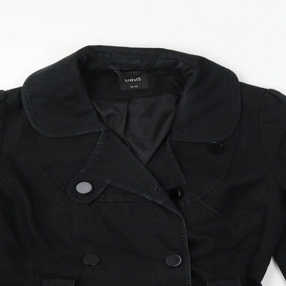 Womens UK Size 12 Oasis Black Jacket