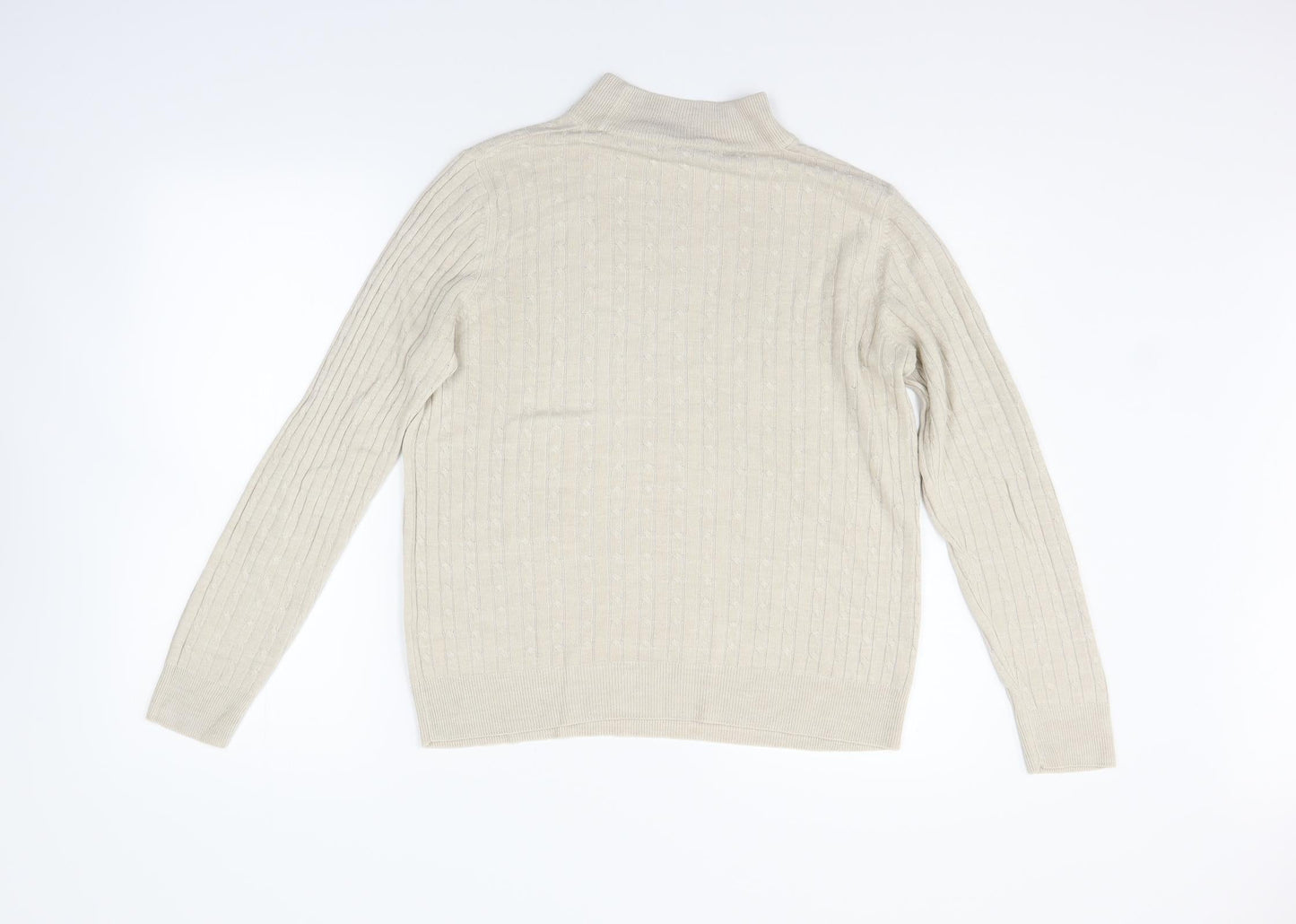 Marks and Spencer Womens Beige   Pullover Jumper Size 12