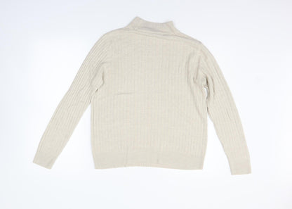 Marks and Spencer Womens Beige   Pullover Jumper Size 12