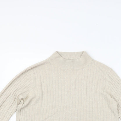 Marks and Spencer Womens Beige   Pullover Jumper Size 12