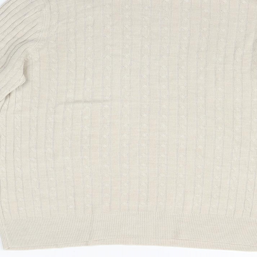 Marks and Spencer Womens Beige   Pullover Jumper Size 12