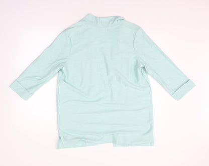 Damart Womens Green   Cardigan Jumper Size M