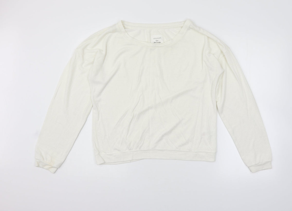 Boux Womens White   Pullover Jumper Size 14
