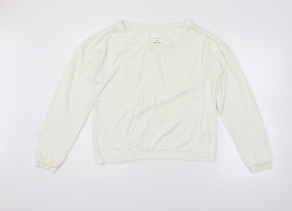 Boux Womens White   Pullover Jumper Size 14