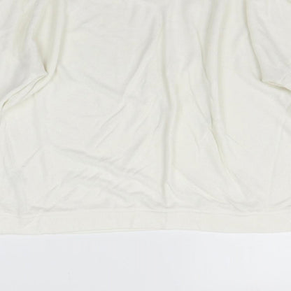 Boux Womens White   Pullover Jumper Size 14