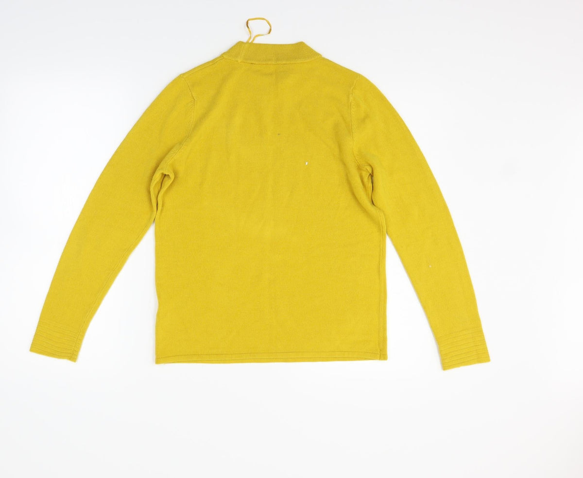 Bonmarché Womens White Pullover Jumper Size 10