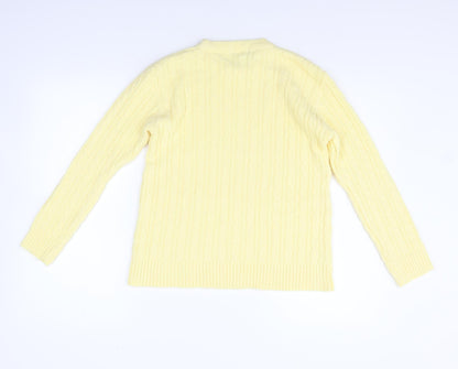 ch ice Womens Yellow   Pullover Jumper Size M