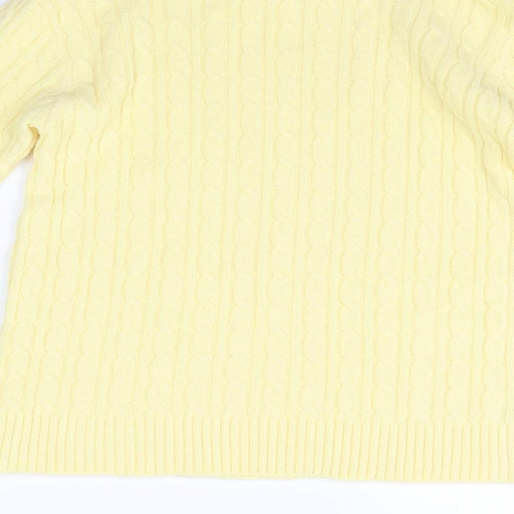 ch ice Womens Yellow   Pullover Jumper Size M