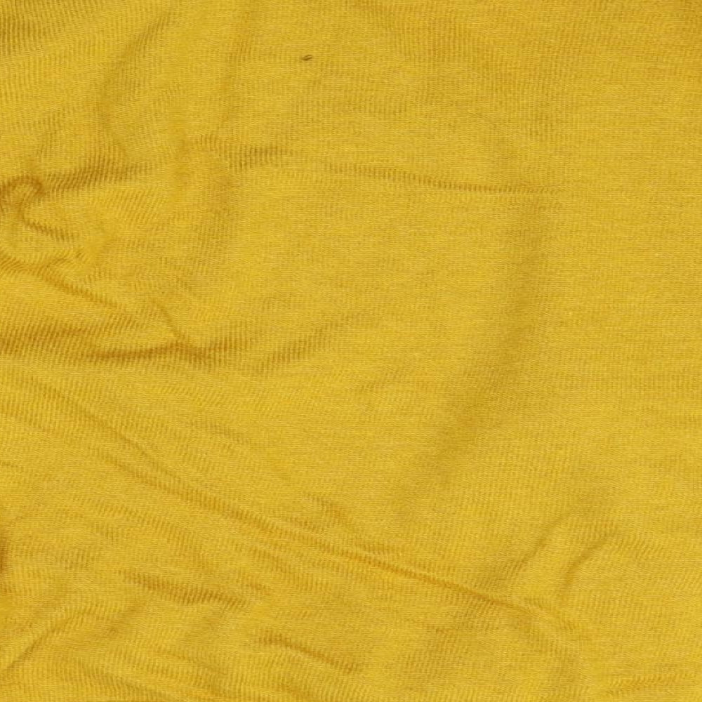 Marks and Spencer Womens Yellow   Henley Jumper Size 12