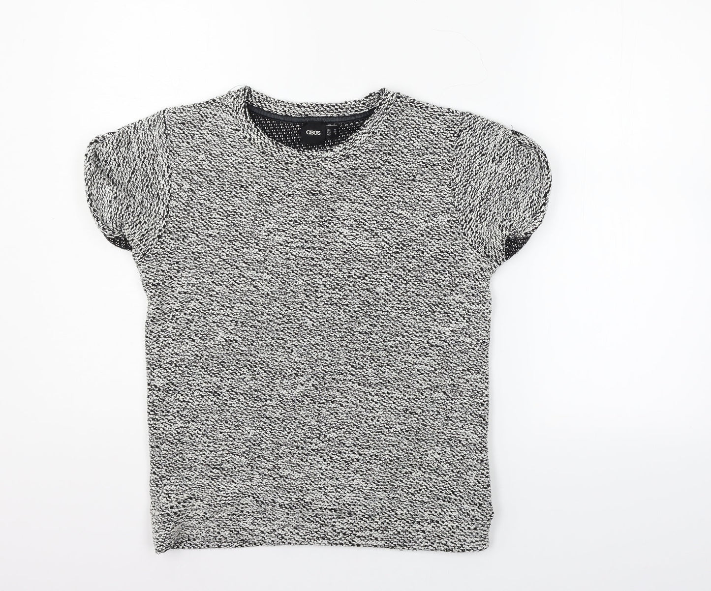 Womens UK Size 10 ASOS White Basic T-Shirt