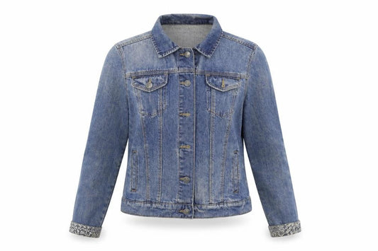 Womens UK Size 8 Indigo Blue Jacket