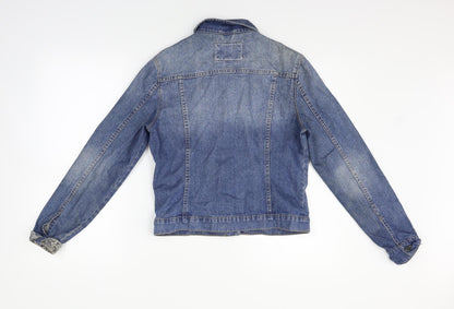 Womens UK Size 8 Indigo Blue Jacket
