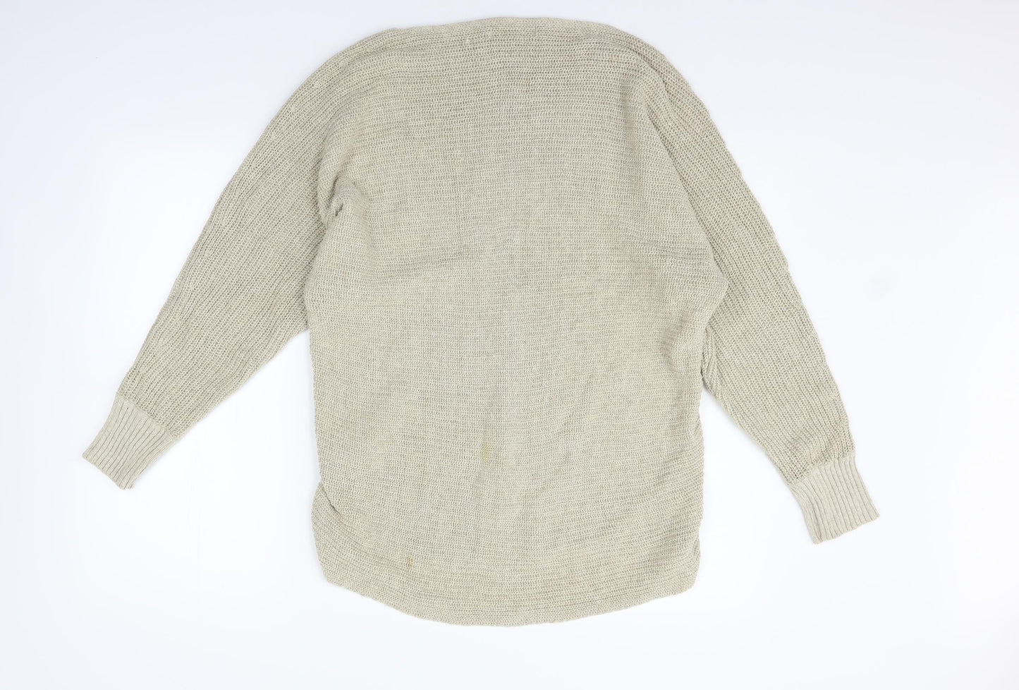 David Jones Womens Beige   Henley Jumper Size S