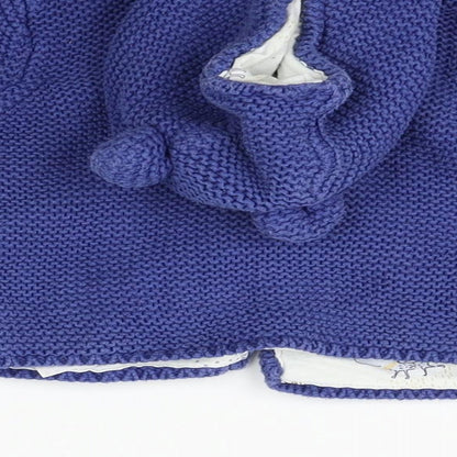 Marks and Spencer Girls Blue   Cardigan Jumper Size 6-9 Months