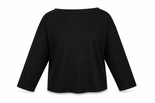 Warehouse Womens Black   Henley Jumper Size 12