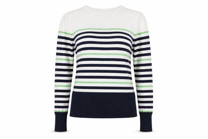 Marks & Spencer Womens White Polka Dot  Pullover Jumper Size 8