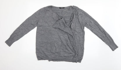 George Womens Grey   Cardigan Jumper Size 14