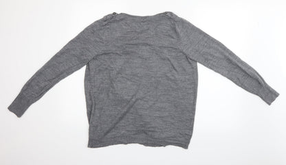 George Womens Grey   Cardigan Jumper Size 14