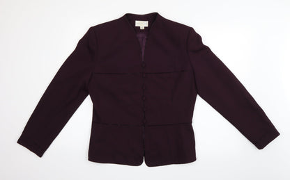 Preston & York Womens Purple   Gilet Blazer Size 10