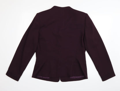 Preston & York Womens Purple   Gilet Blazer Size 10