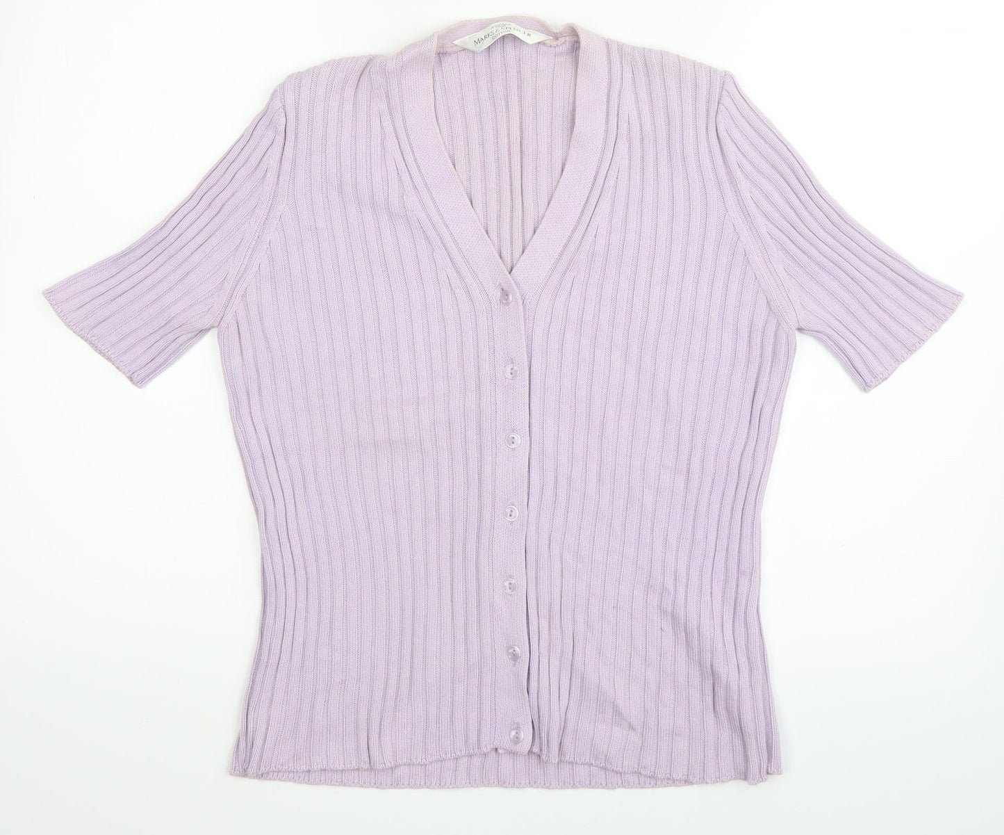 Marks and Spencer Womens Purple   Cape Jumper Size 14