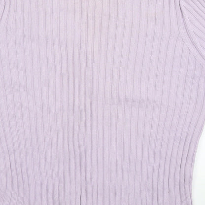 Marks and Spencer Womens Purple   Cape Jumper Size 14