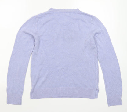 Marks and Spencer Womens Grey  Knit Pullover Jumper Size 8