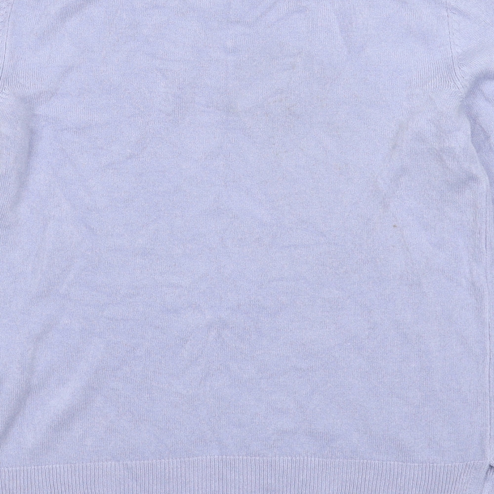Marks and Spencer Womens Grey  Knit Pullover Jumper Size 8
