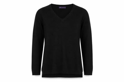 Marks & Spencer Girls Black  Knit Pullover Jumper Size 8 Years