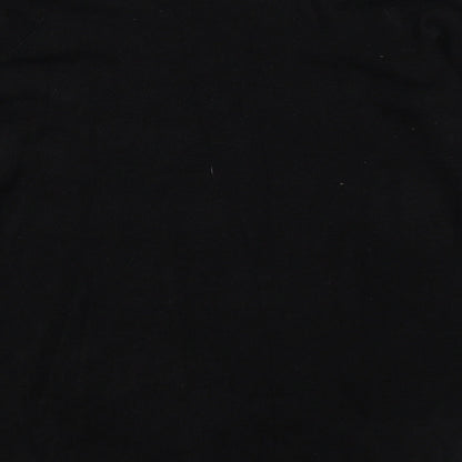 Marks and Spencer Girls Black  Knit Pullover Jumper Size 8 Years