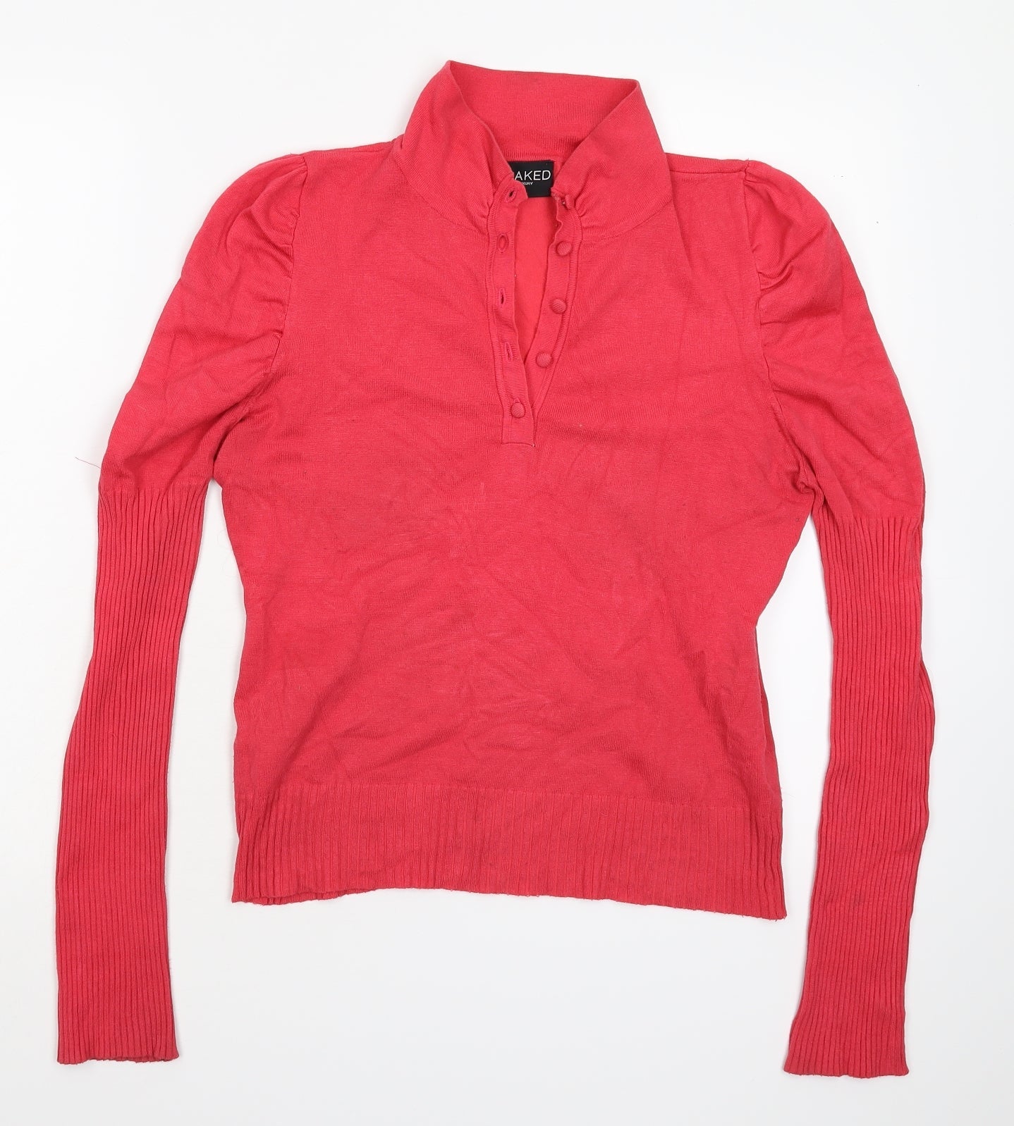 Soaked in Luxury Womens Pink  Knit Pullover Jumper Size S