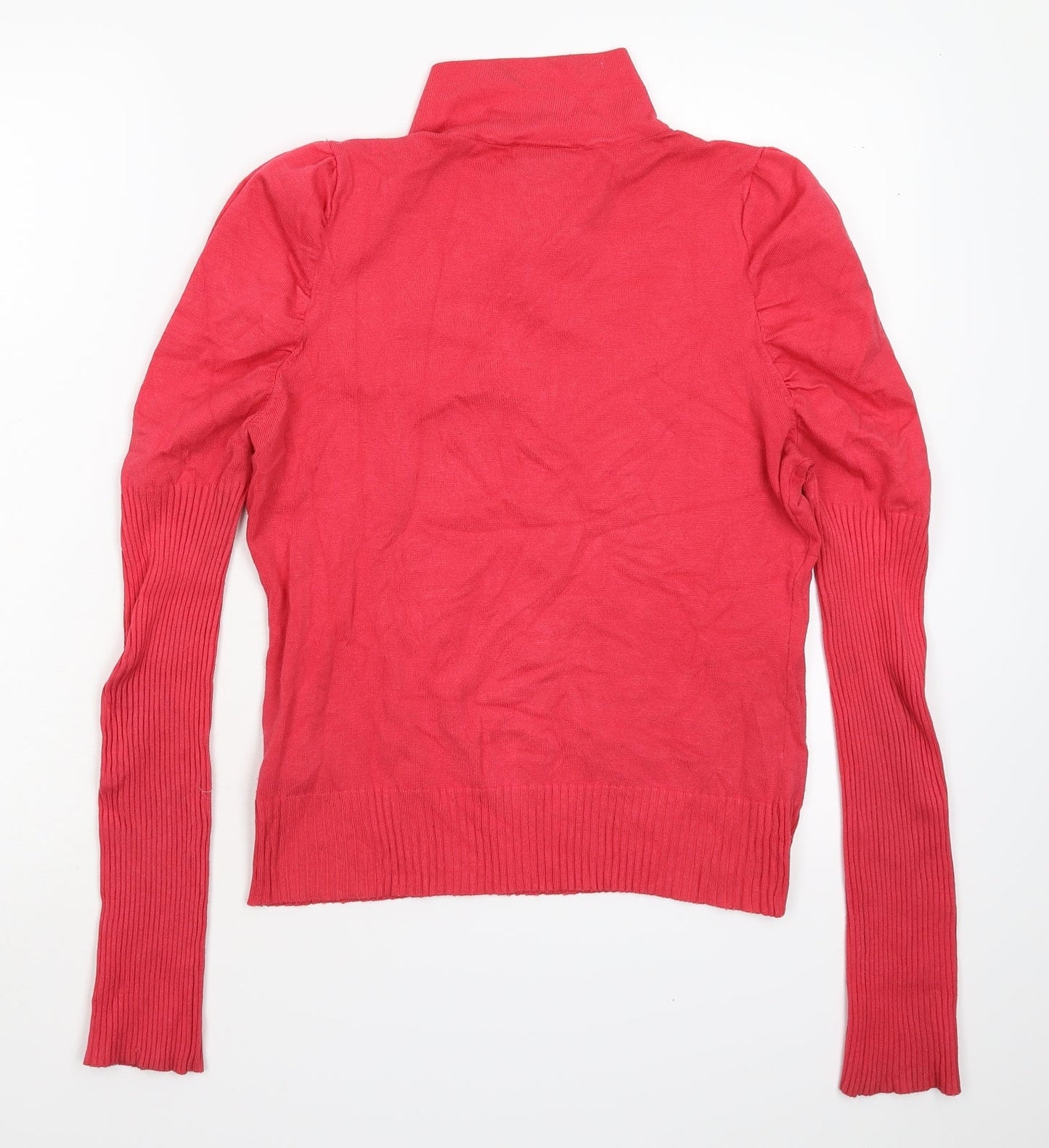 Soaked in Luxury Womens Pink  Knit Pullover Jumper Size S