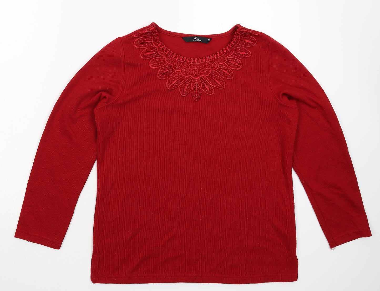 BM Womens Red   Pullover Jumper Size XS