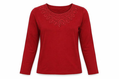 Bonmarché Womens Red Pullover Jumper Size XS