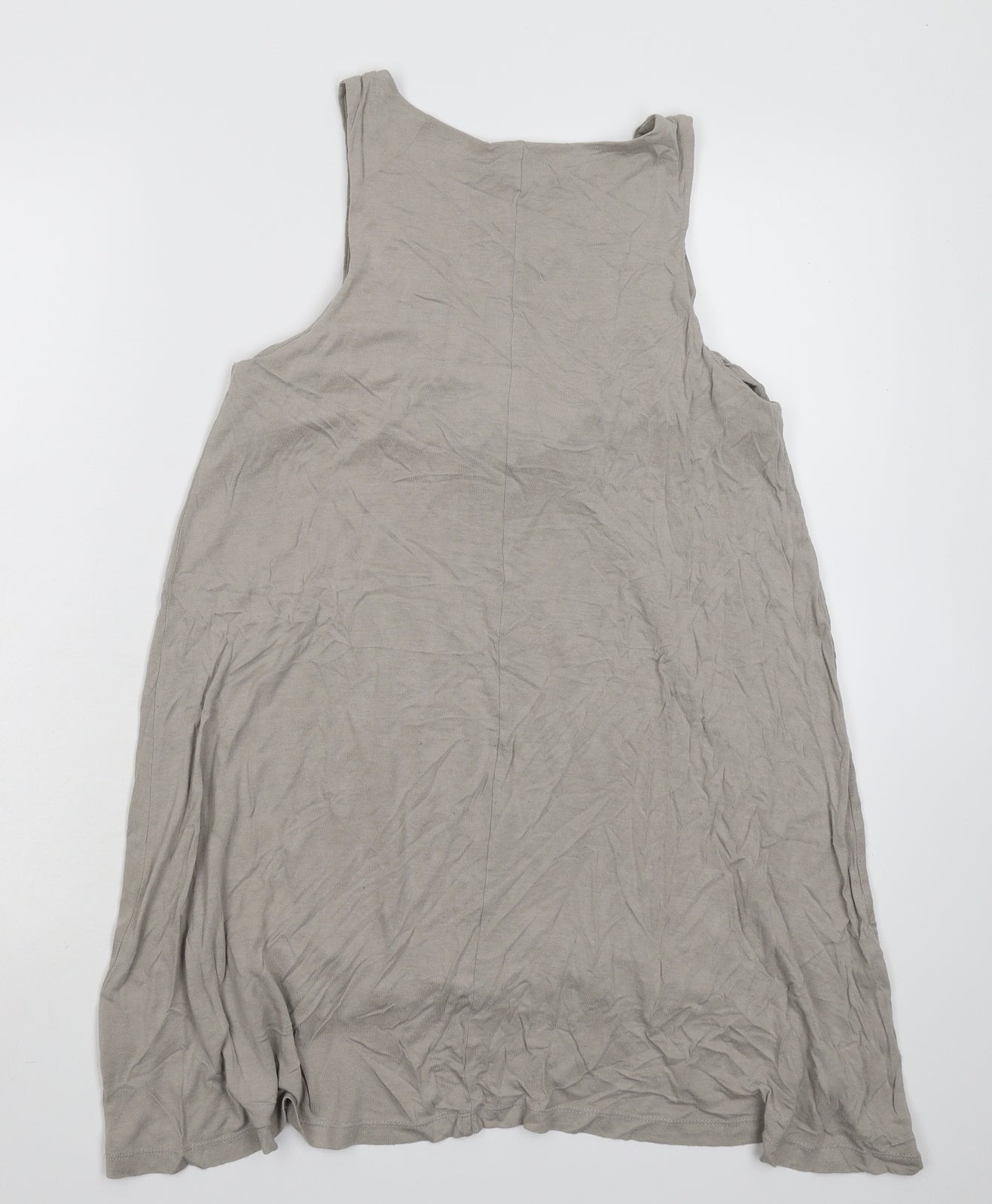 Womens UK Size S H&M Grey Basic Tank