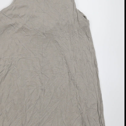 Womens UK Size S H&M Grey Basic Tank