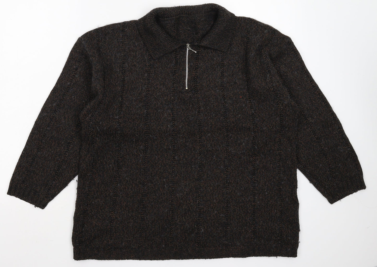 Preworn Womens Grey  Knit Pullover Jumper Size M