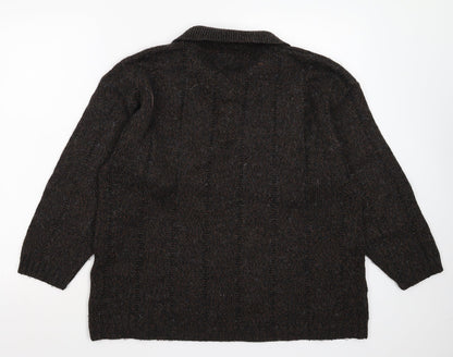 Preworn Womens Grey  Knit Pullover Jumper Size M