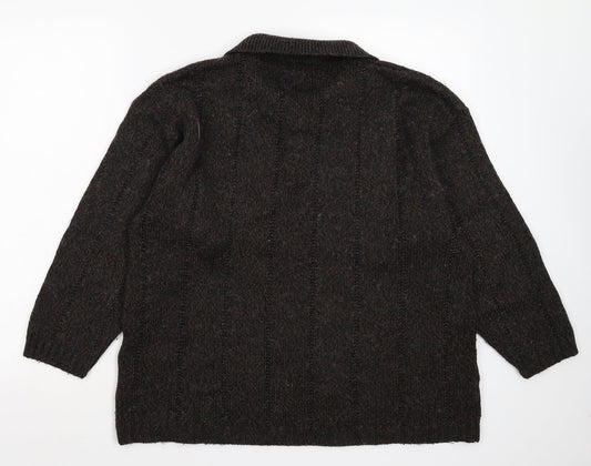 Preworn Womens Grey  Knit Pullover Jumper Size M
