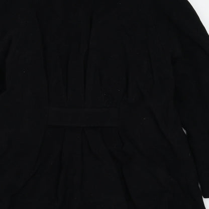 Womens UK Size M Cloud Nine Black Overcoat