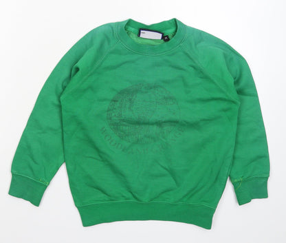 Preworn Boys Green   Pullover Sweatshirt Size S