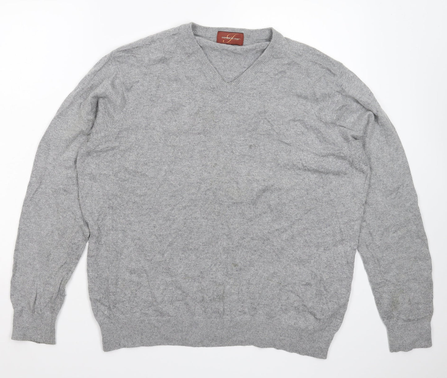 Marks and Spencer Mens Grey  Knit Pullover Jumper Size L