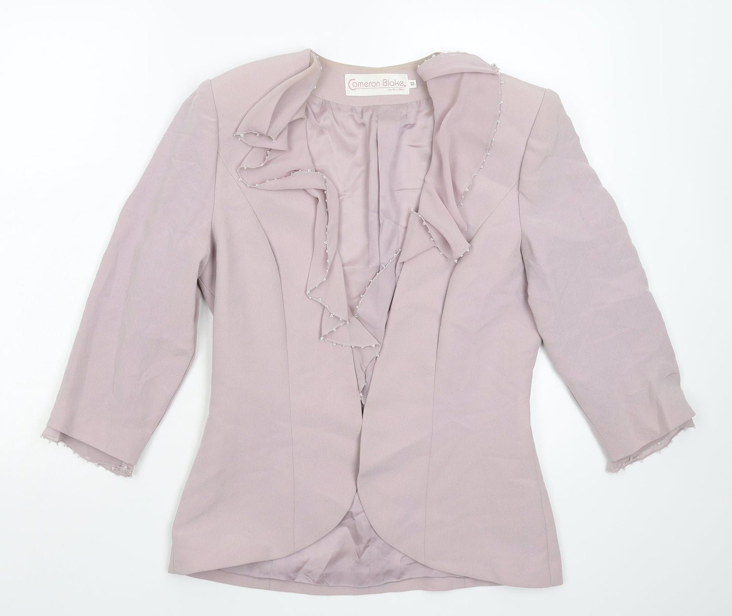 Cameron Blake Womens Pink   Jacket Blazer Size 10