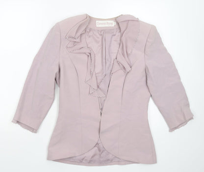 Cameron Blake Womens Pink   Jacket Blazer Size 10