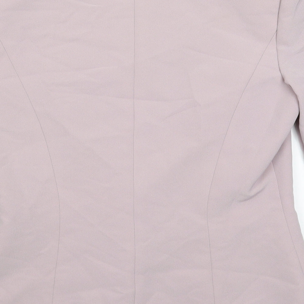 Cameron Blake Womens Pink   Jacket Blazer Size 10
