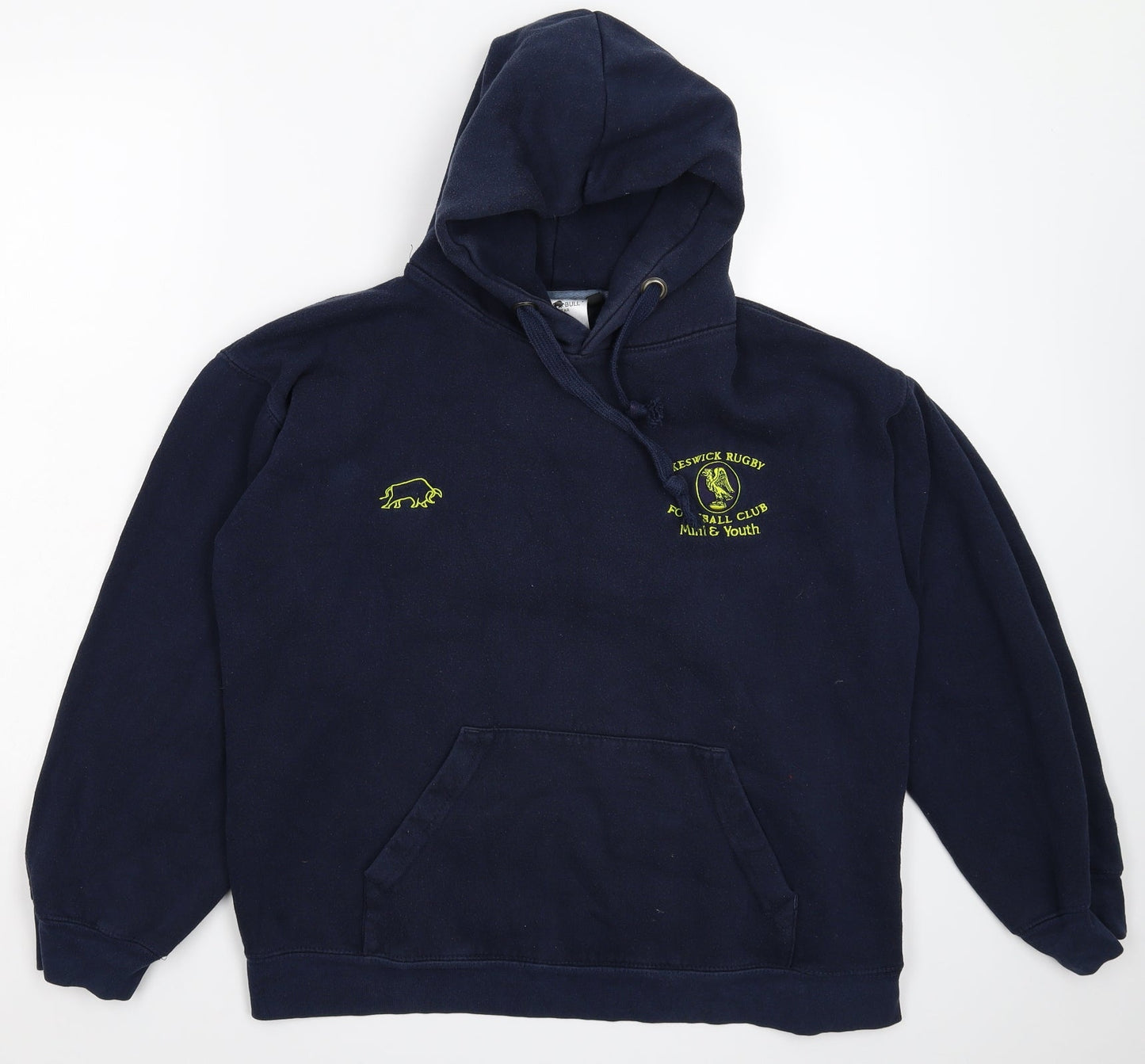 Raging Bull Mens Blue   Pullover Hoodie Size S