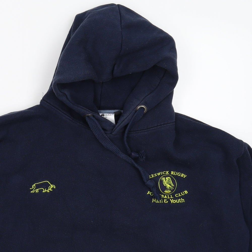 Raging Bull Mens Blue   Pullover Hoodie Size S